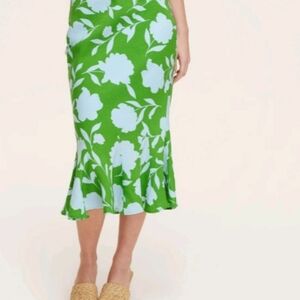 Kate Spade New York x Target fit and flare classic rose midi skirt xs